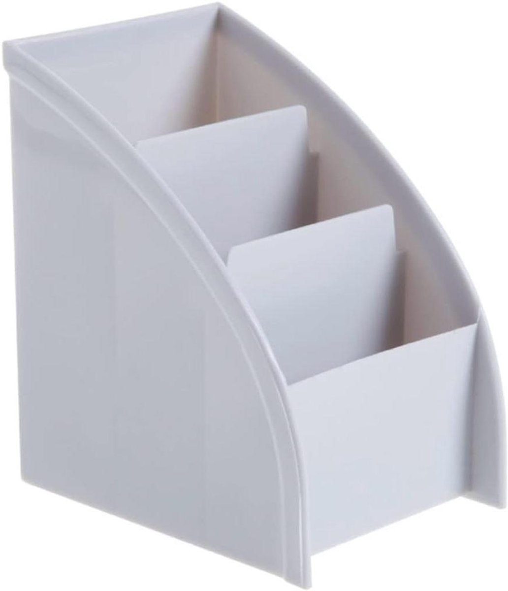 Bureau Organizer - Opberger Caddy - Netjes Werken - Getrapte Ontwerp - 13x11.5x8.5 cm - Grijs