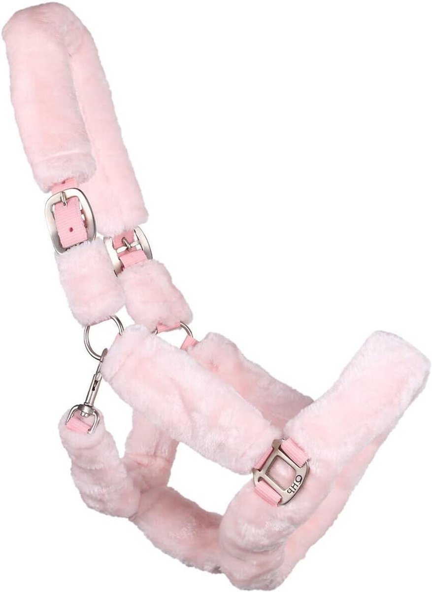 Halter Paard - Paardenhalster Touwhalster - Comfortabel Gebruik - Zachte Teddy Voering - Verstelbaar - Zwart