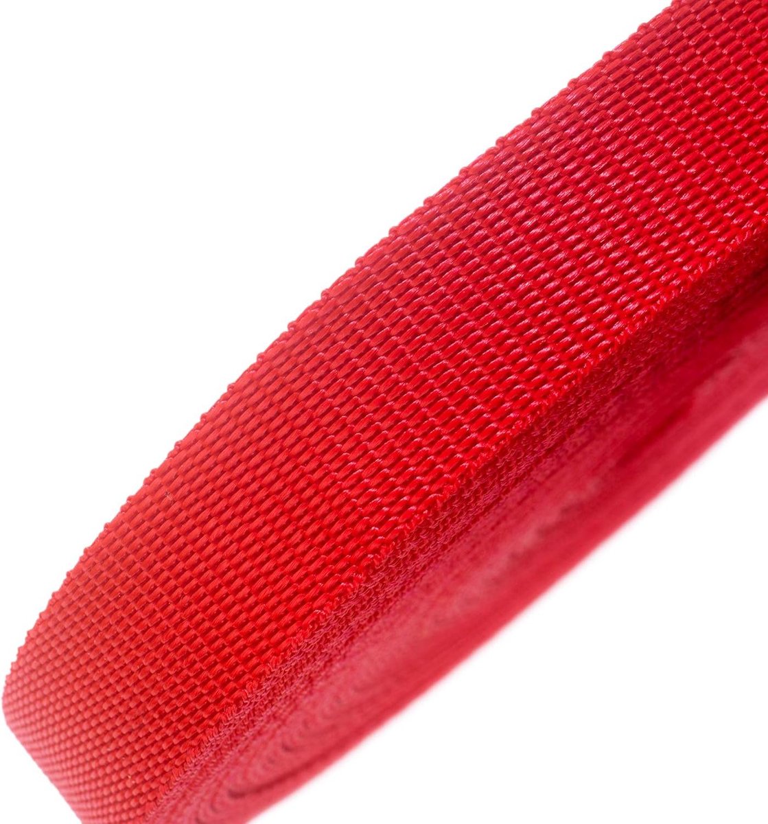 Webbing Rol - Band Materiaal - Bevestigen en Zekeren - Polypropyleen Twin Weave - 2 meter - Rood