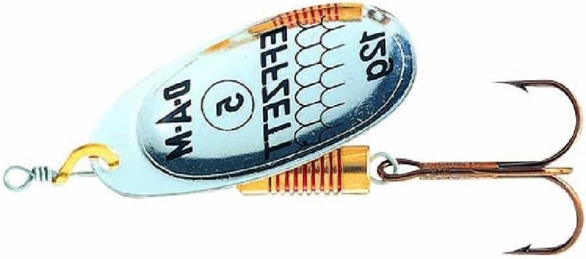Spinner Kunstaas - Spinner Lokaas - Vissen Vangen - Zilveren Afwerking - 3 gram - Zilver