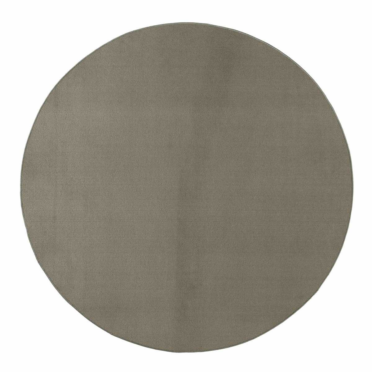 Muratap Relax Samba Rond - Wasbaar Effen Vloerkleed - Uni Tapijt - Groen- 200 CM Ø