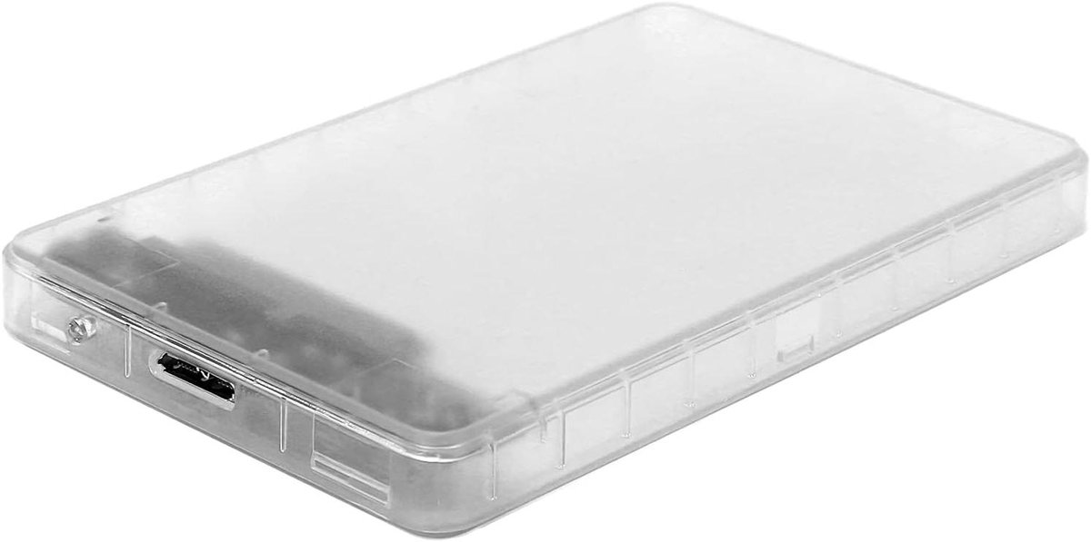 Externe Harde Schijf Behuizing - Harde Schijf Doos - Data Opslag Uitbreiden - Installatie Zonder Gereedschap - 2.5 Inch - Zwart