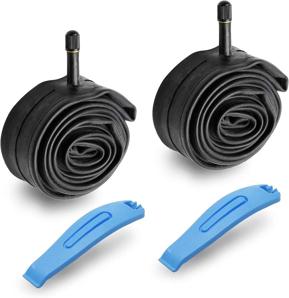 Fietsband Binnenbanden - Fietsbinnenbanden Reparatie - Fietsreparatie Thuis - Butylrubber Materiaal - 26x13/8 Inch - Zwart