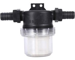 Hoge Doorstroom Waterfilter voor Irrigatie - Transparante Inline Mesh Zeef voor Waterpompen en Tuinieren