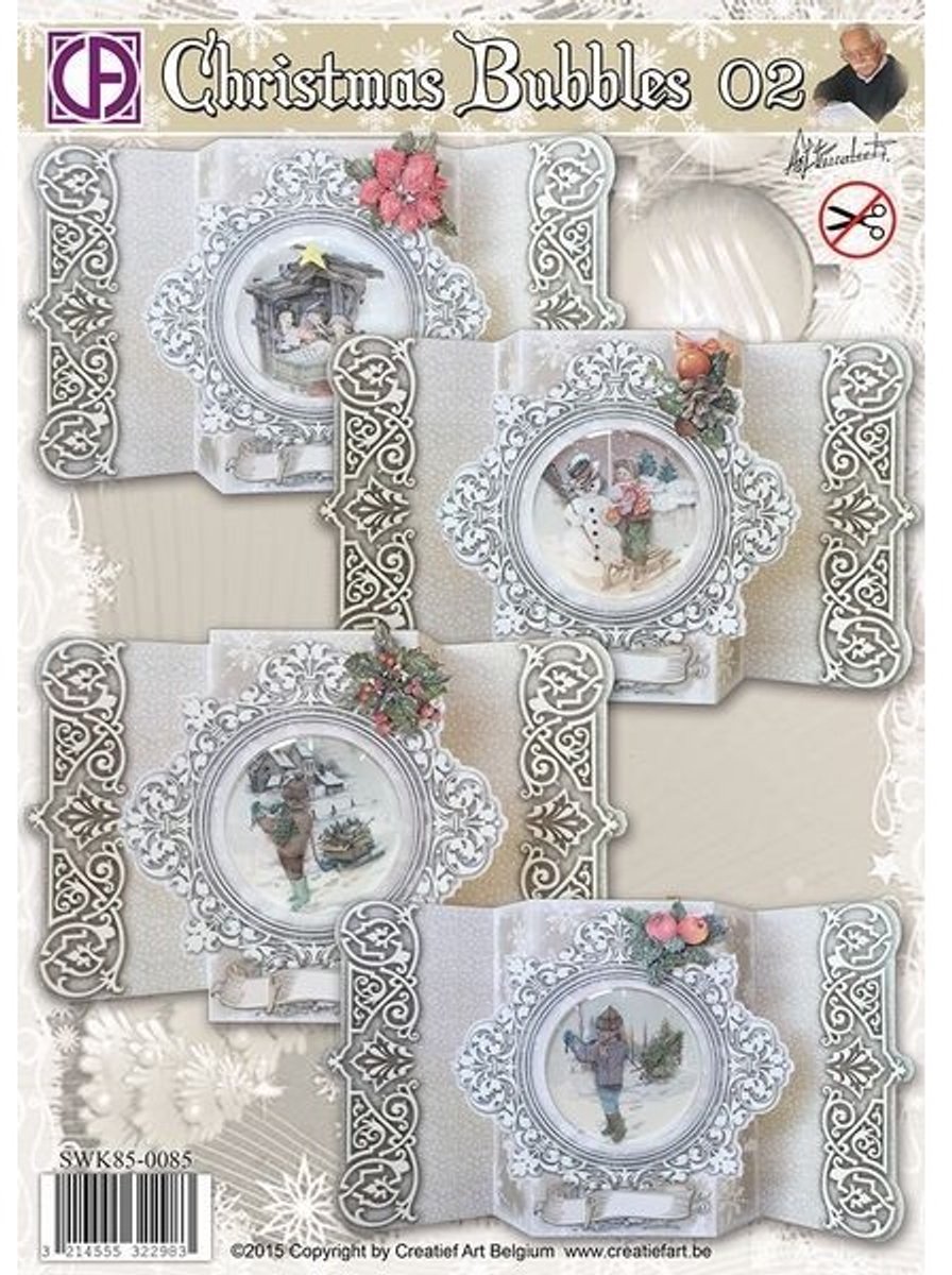 CreatiefArt - SWK85-0085 - Christmas Bubbles 02