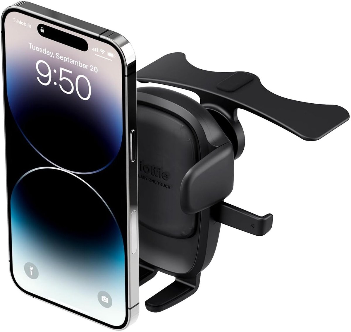 iOttie Easy One Touch 6 - Universele Telefoonhouder Auto CD-Speler met Sleuf Houder - Autohouder CD-Slot - Verstelbaar en 360° Draaibaar - Geschikt voor o.a iPhone, Samsung en andere smartphones