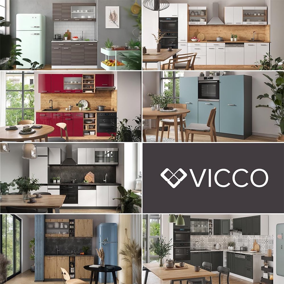 Keukenfront - Kastdeur Paneel - Keuken Vernieuwen - Hoogglans Afwerking - 39.6 x 59 cm - Antraciet