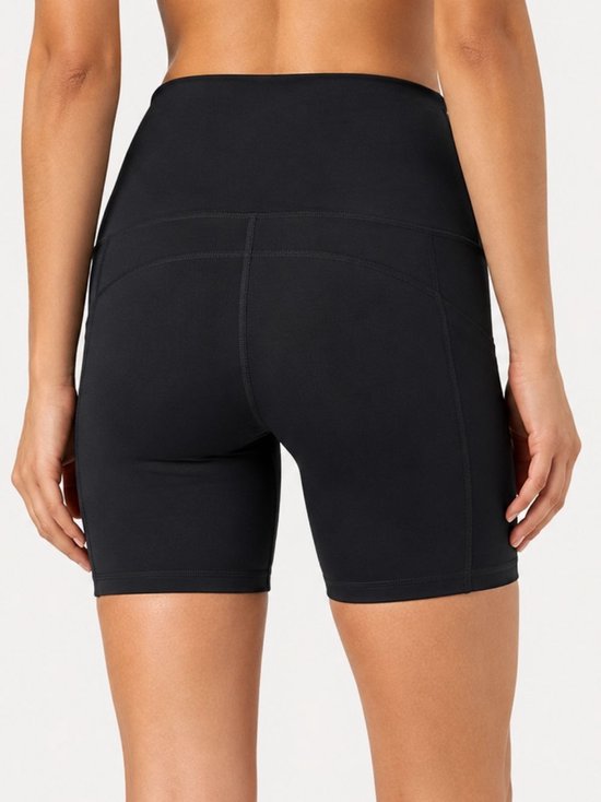 Dancer Dancewear® Hot Bikepants dames - Langere hotpants Zwart Viscose - Kort strak broekje - Dans en sport - Maat 34 - Maat XS van Dancer Dancewear — afbeelding 3