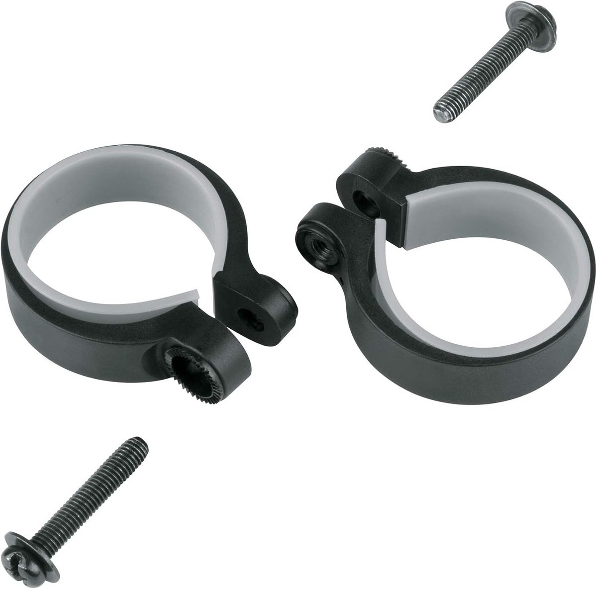 Zadelklem Set - Fietszadel Onderdeel - Fiets Zadel Monteren - Hoogwaardig Materiaal - 40-43 mm - Zwart