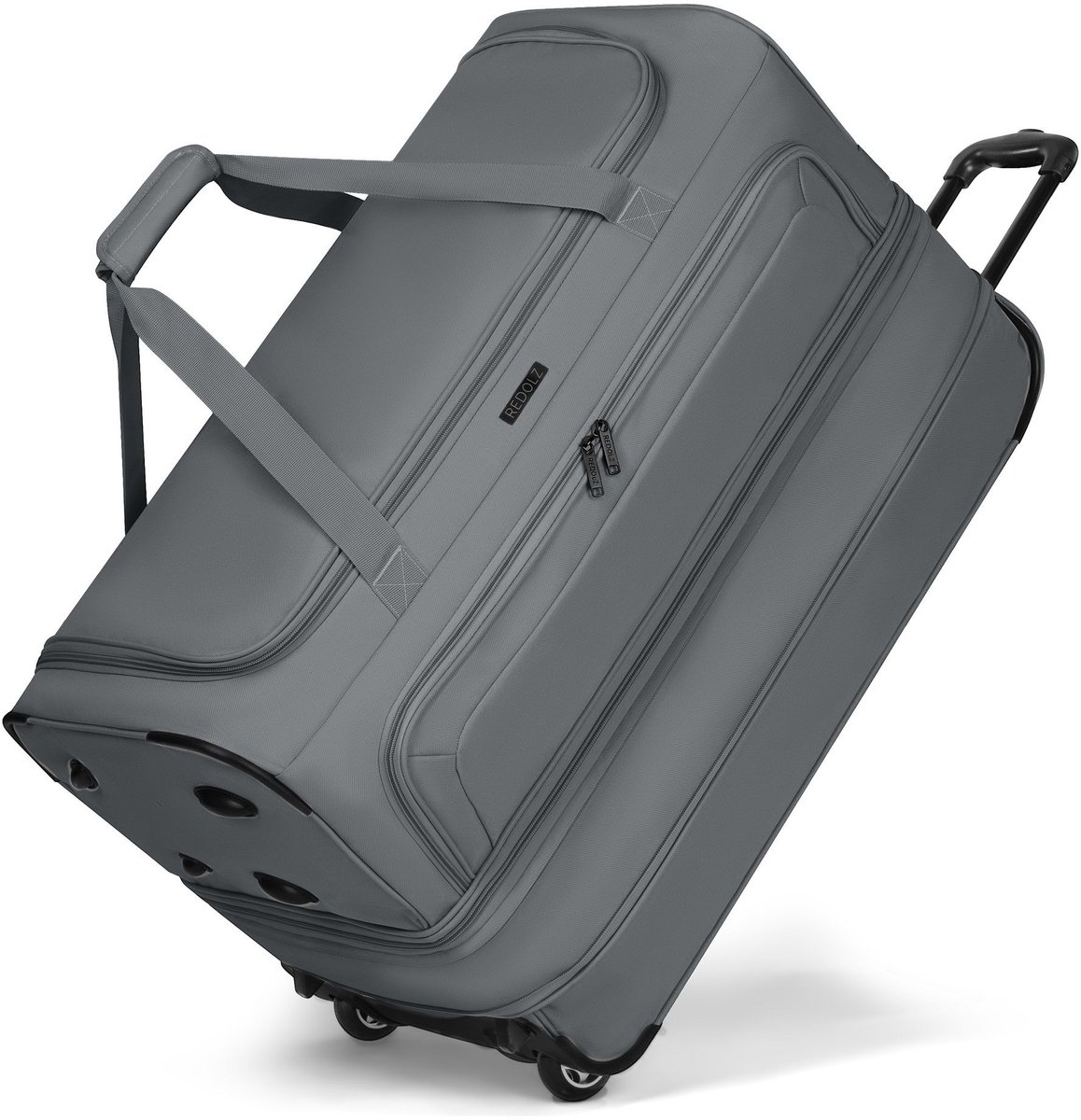 Redolz Duffle Essentials reistas op 2 wielen 70 cm L met uitbreidingsflap - grey