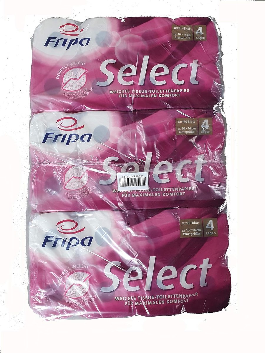 Toiletpapier 4-laags - Zacht papier - Dagelijks gebruik - Extra zacht comfort - 48 rollen - Wit
