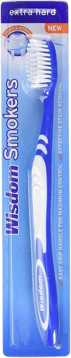 Handtandenborstel - Mondverzorging - Dagelijkse Hygiëne - Extra harde textuur - 20 cm - Diverse kleuren
