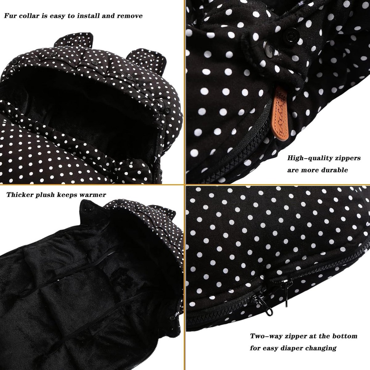 Voetenzak Kinderwagen - Babyslaapzak - Buiten Genieten - Waterdicht Winddicht - 100 x 48 cm - Geel Patroon