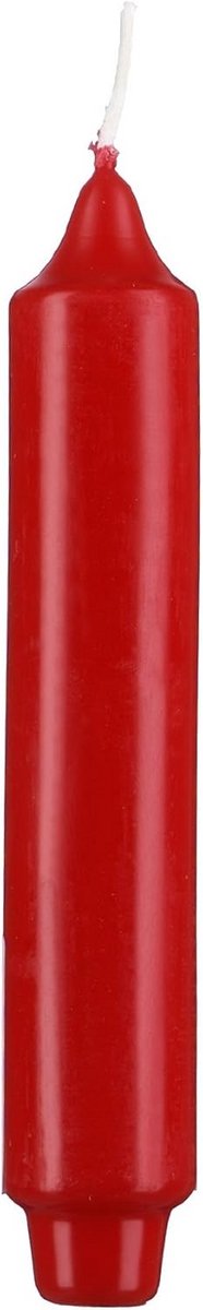 Dinerkaarsen - Standaard kaarsen - Sfeervol dineren - Roetvrij en druppelvrij - 250 x 30 mm - Rood