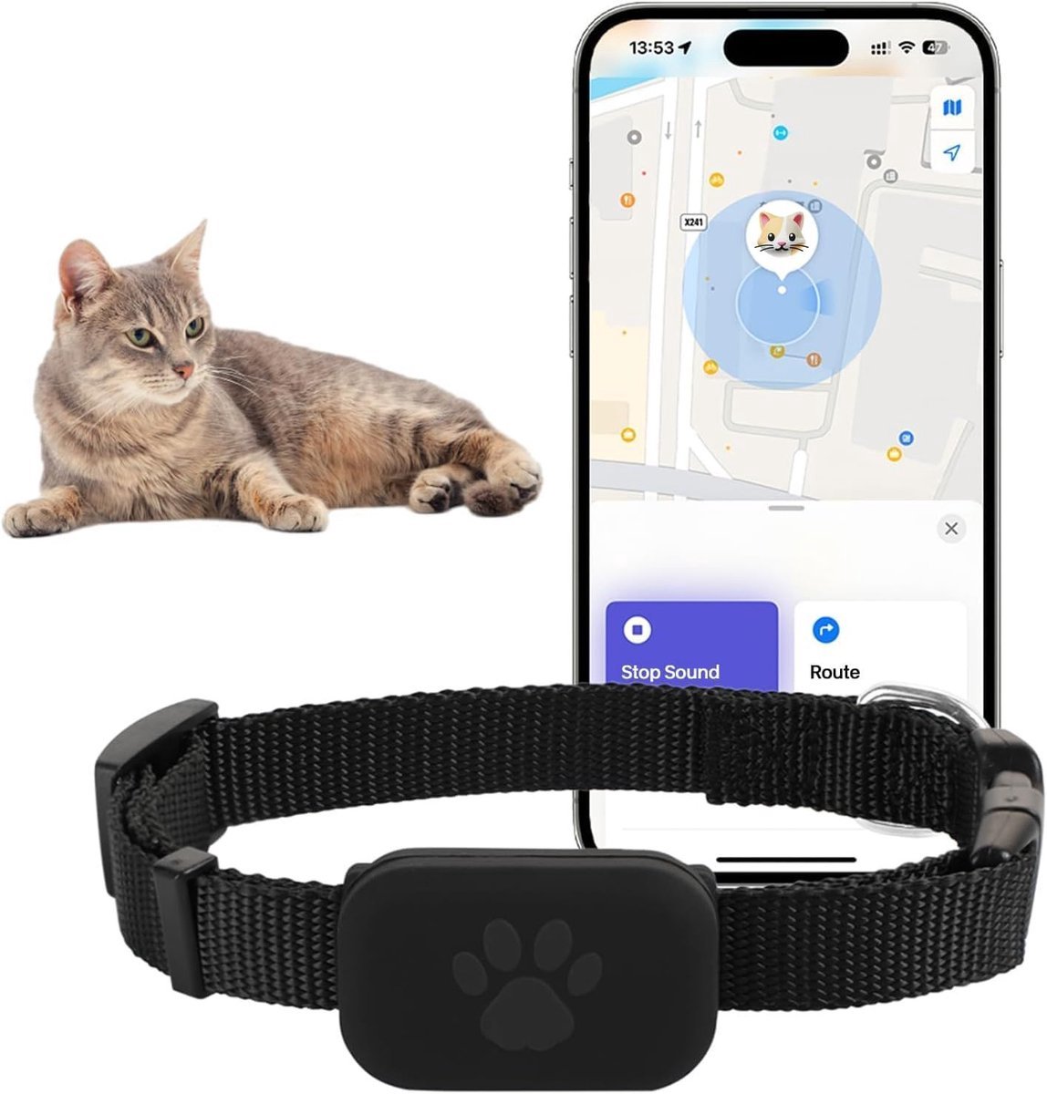 GPS Kattentracker - Tracker