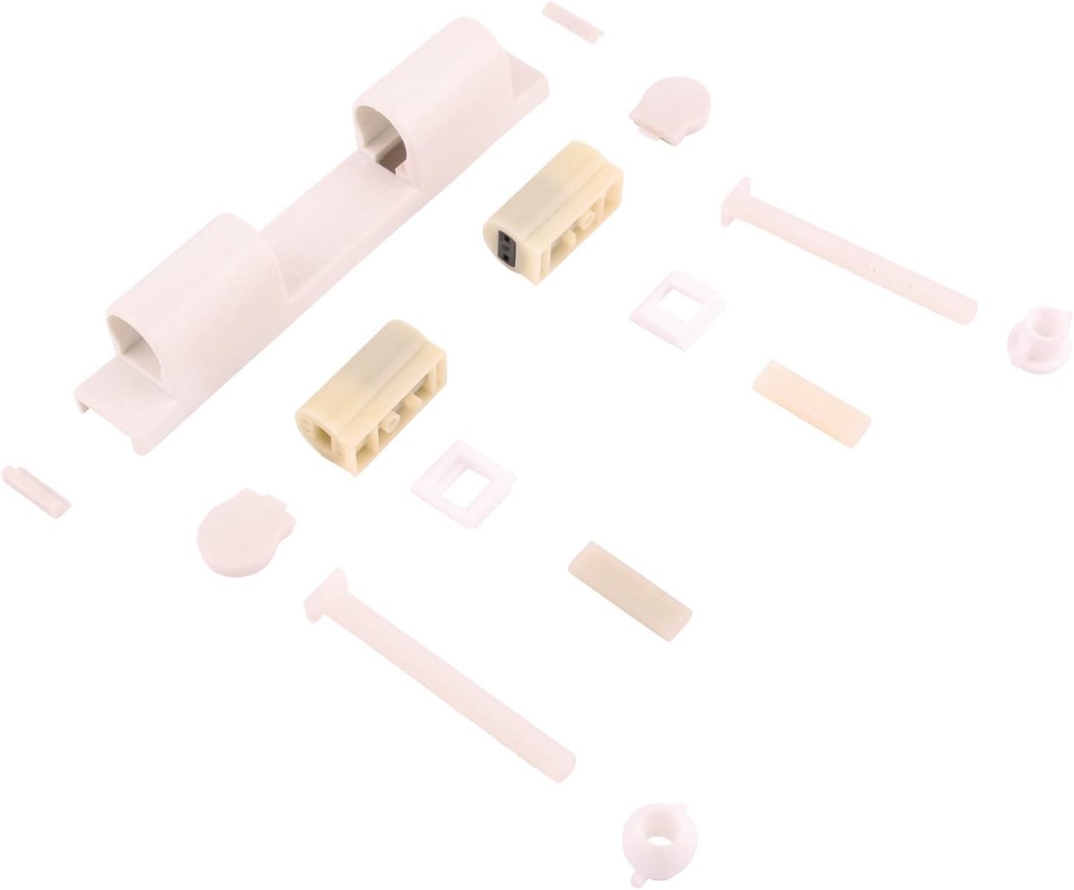 WC-bril bevestiging - Toiletzitting reparatie - Badkamer onderhoud - Snelle montage - 1 stuk - Wit
