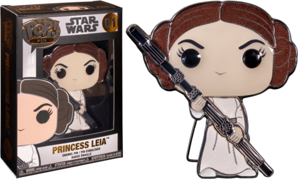 POP! Enamel PIN Star Wars - Princess Leia #01