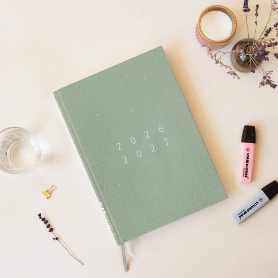 Planjeweek.nl | Academische planner schooljaar 2026 – 2027 - Medium / A5+ - Gedateerde prikkelarme agenda / weekplanner / prikkelplanner / werkplanner - Plan per kwartier - Jaaragenda / jaarplanner - Autisme, ADHD, ADD en burn-out / Prikkelvrij