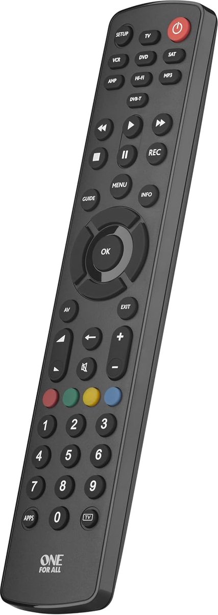 Universele Afstandsbediening voor 8 Apparaten: TV, Smart TV, DVD, Audio & Meer