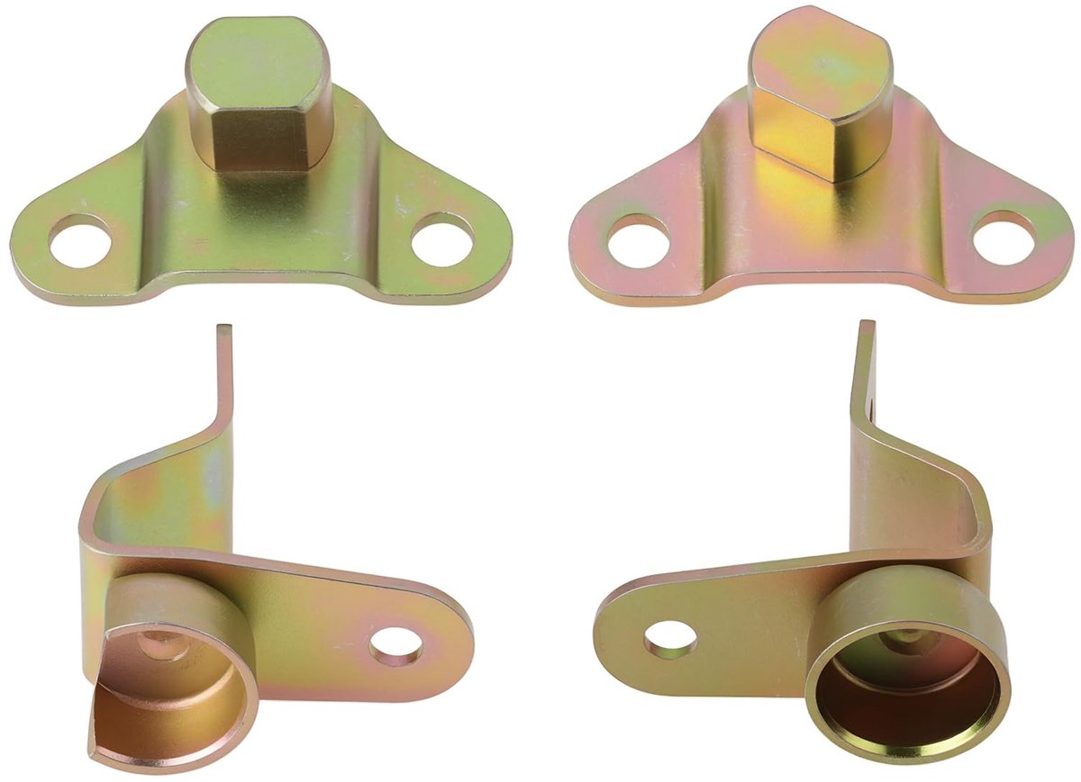 Dailygoods- Achterklep Scharnier Set 4 Stuks - Scharnier Reparatie Plaat - Compatibel met Chevy Silverado/Sierra 1999-2006 - Duurzaam Metaal - Precieze Pasvorm - Betrouwbare Prestaties