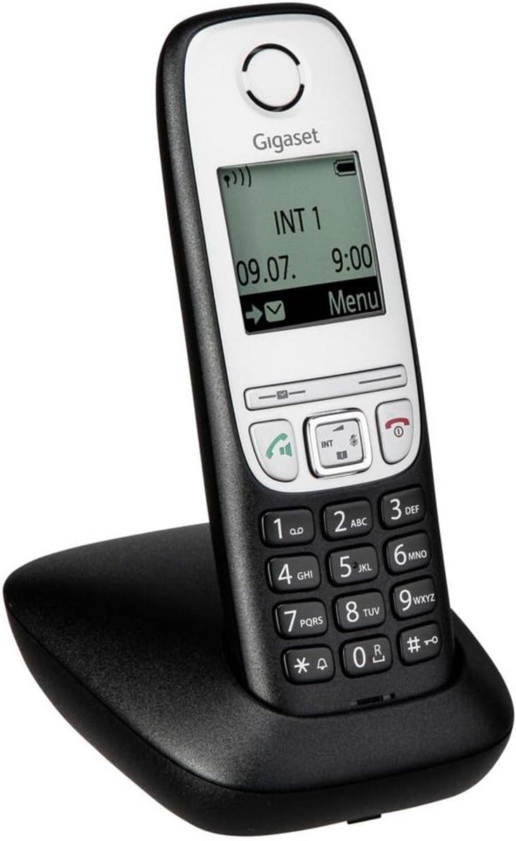 Draadloze Telefoon - Huistelefoon DECT - Thuiscommunicatie Gemak - Handsfree Functie - 1.8 Inch Display - Zwart