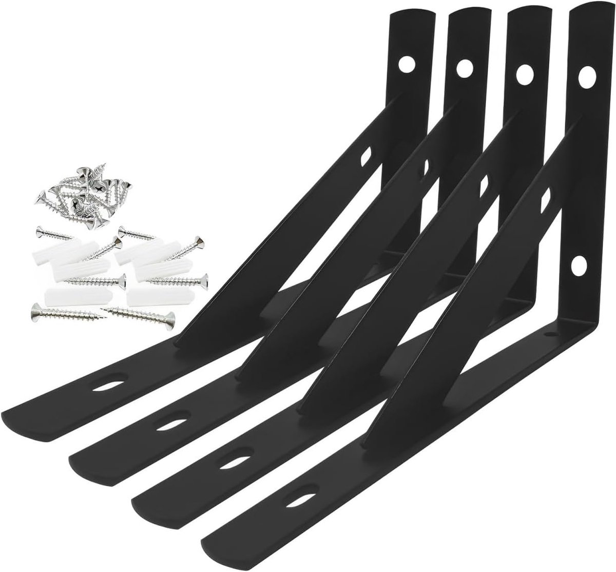 Houders voor Driehoekige Planken - 4 Stuks, 150 x 95 mm