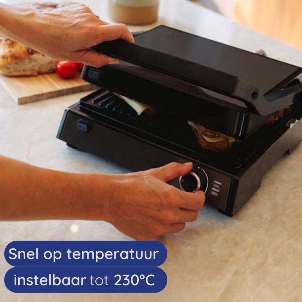 CLVP Tosti Apparaat - Panini Grill thumbnail 5