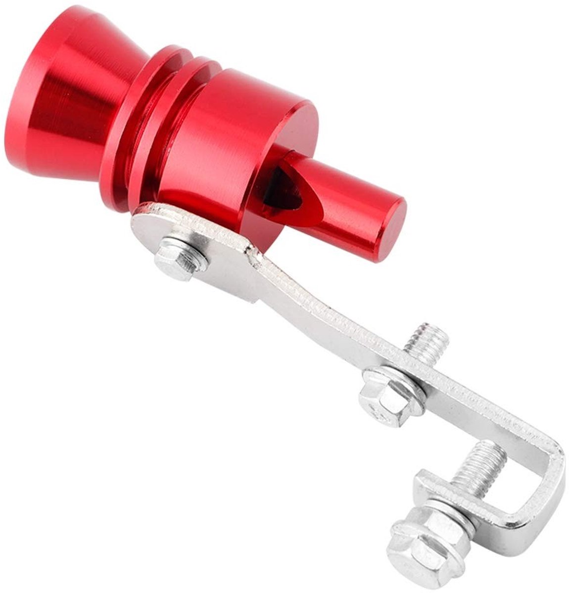 Dailygoods- Turbofluit Universeel - Auto-uitlaatpijp - Turbo-fluit voor Auto/ATV/SUV - Aluminiumlegering - Lichtgewicht - Eenvoudig te Installeren - Uitlaatfluit