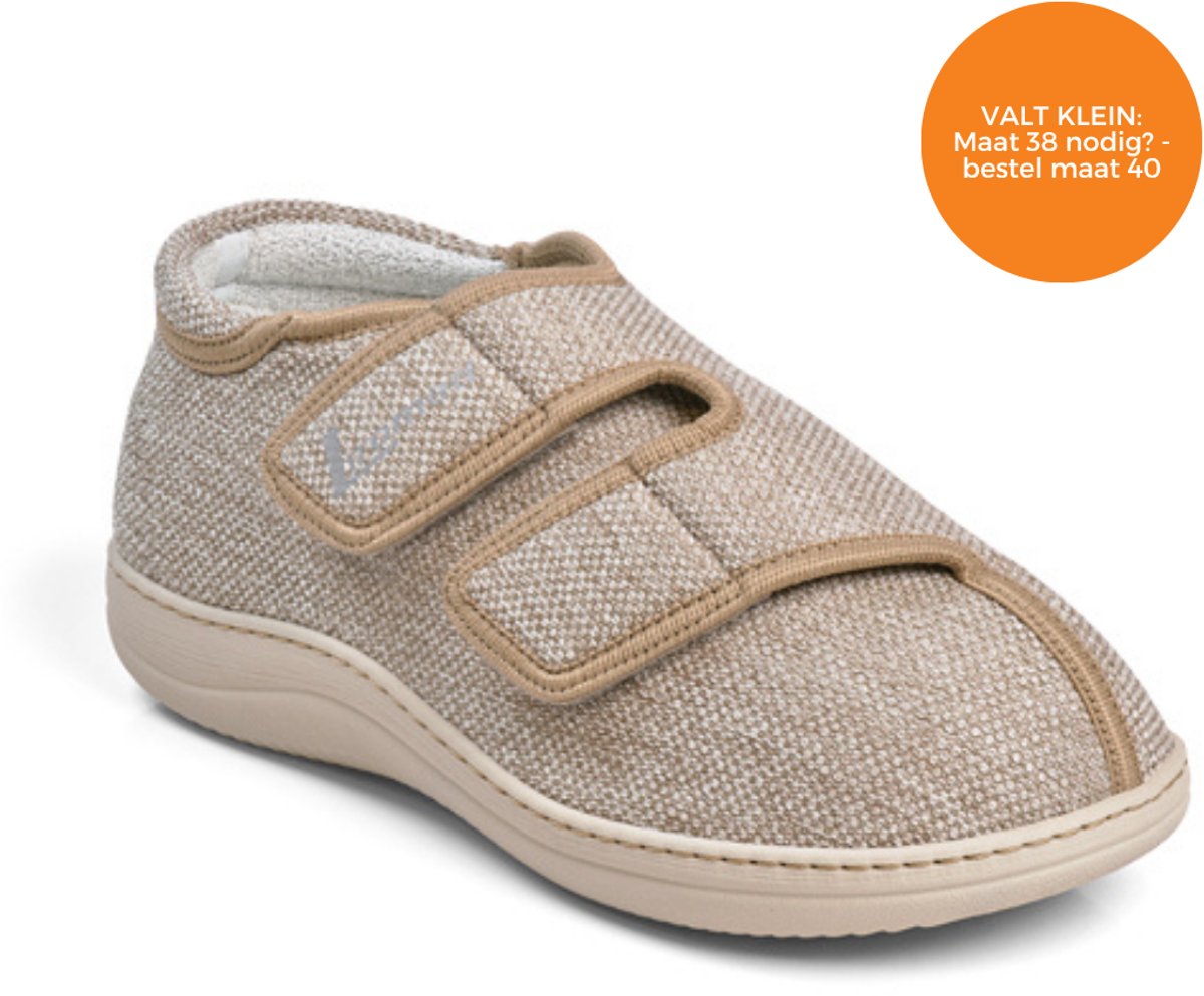 Liromed Kampen Verbandschoenen Laag – Extra Brede Verbandschoenen Paar Zand Breedte L