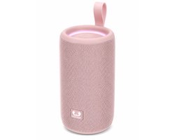 Fresh 'n Rebel XL Bluetooth Speaker Roze | Draadloze Speaker | RGB LED Verlichting | 24W RMS | Waterdichte Speaker | Bluetooth 5.4 | Draagbare Luidspreker | Party Speaker | Stereo Sound | 12 Uur Accu | TWS Koppeling