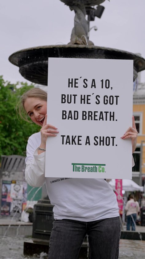 The Breath Co Mondwater - Icy - Mint - 500 ML - Tegen - Slechte Adem - Droge Mond - Ontstoken Tandvlees