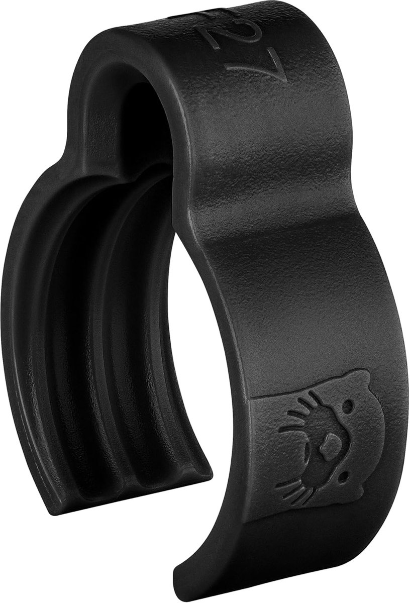 Kabelhouder Stofzuigerslang - Kabelclip Organizer - Stofzuigen Organiseren - Stevige Spiraalgrip - D27 34mm - Zwart