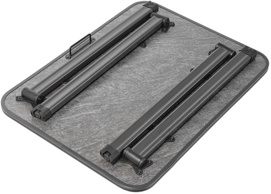 Happy Rhino - Campingtafel Tablas - Eettafels - Grijs - 4,9kg - Aluminium buis - 80 x 60 cm van Happy Rhino — afbeelding 3