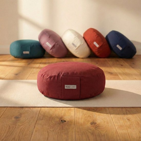 Meditatiekussen - rond royal blue Meditatiekussen YOGISTAR van MEDI — afbeelding 2