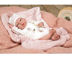 Reborn pop - Baby pop - Kinderontwikkeling stimuleren - Hoogwaardige kwaliteit - 40 cm - Roze