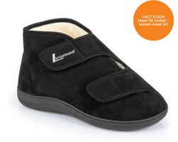 Liromed Verbandschoen Emmen – Verbandschoen Hoog - Breedte L - Gewatteerd met Scheerwol - Verbandschoen Voor Dames & Heren - Maat 38-Zwart