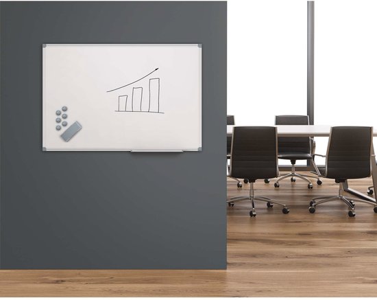 MAUL Tableau blanc MAULstandard 30 x 45 cm gris