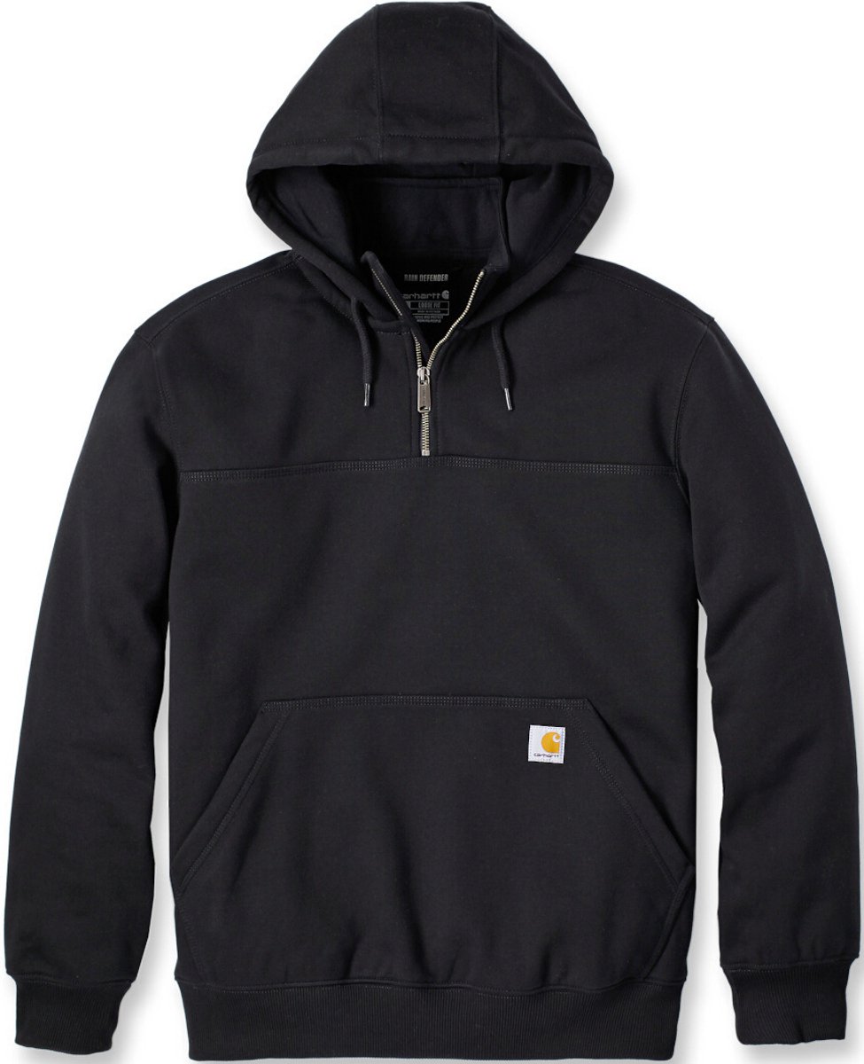 Carhartt Paxton Quarter-Zip Hoodie Zwart