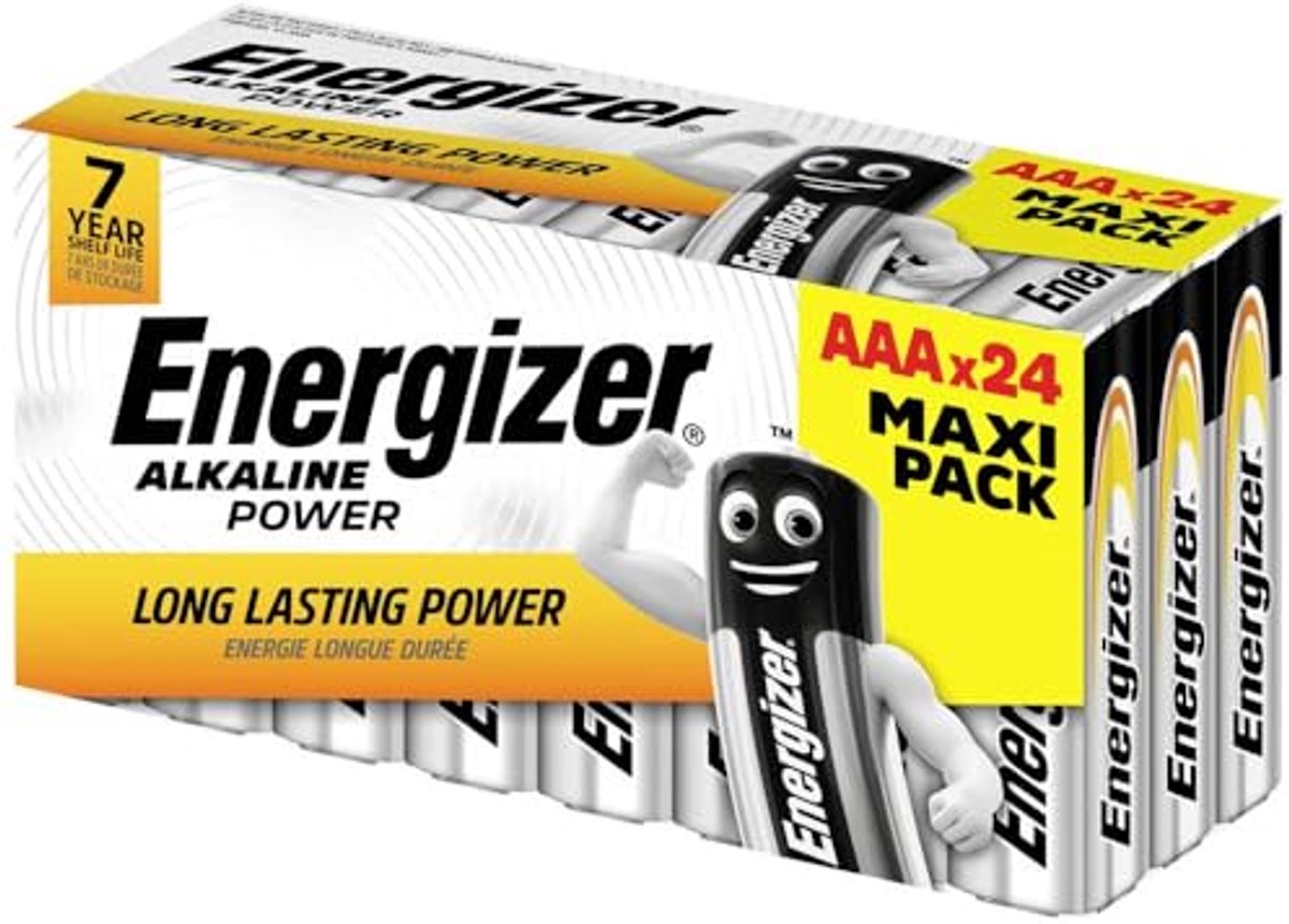 AAA Batterijen - Alkaline Batterijen - Apparaten Voeden - Betrouwbare Energie - 24 Stuks - Zilver