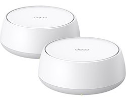 Mesh WiFi Systeem - Netwerk Uitbreiding - Stabiel Internet - Wifi 7 Technologie - 2 Stuks - Wit