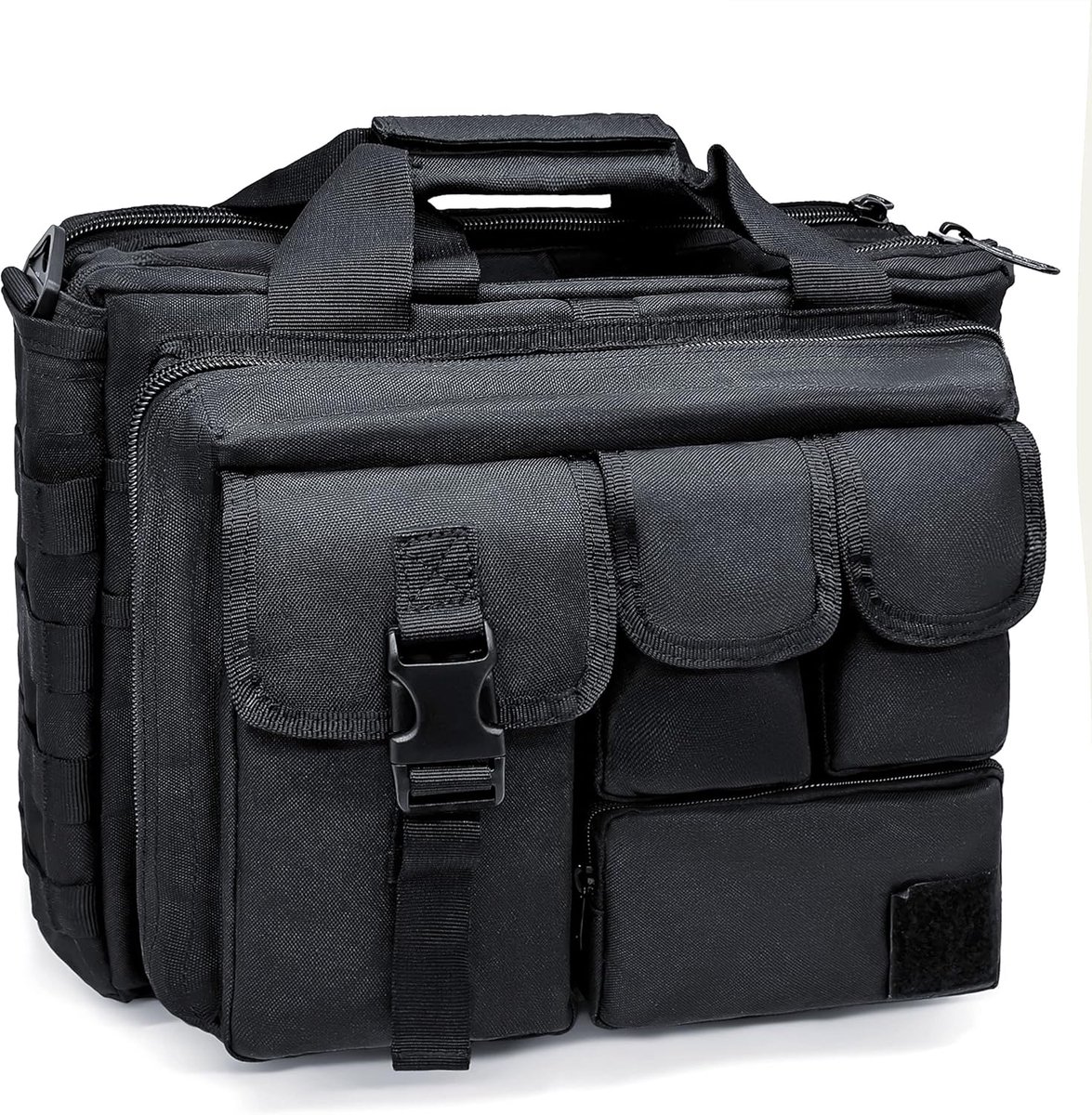 Laptop Schoudertas - Draagtas Notebook - Veilig Vervoer - Verstelbare Schouderriem - Tot 14 inch - Zwart