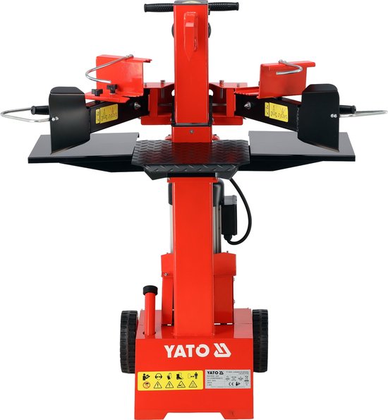 YATO YT-8 Ton Verticale Houtklover - Elektrische Hydraulische Klover - 3000W - Voor Boomstammen tot 55 cm - S6 40% Continu-Modus — afbeelding 2