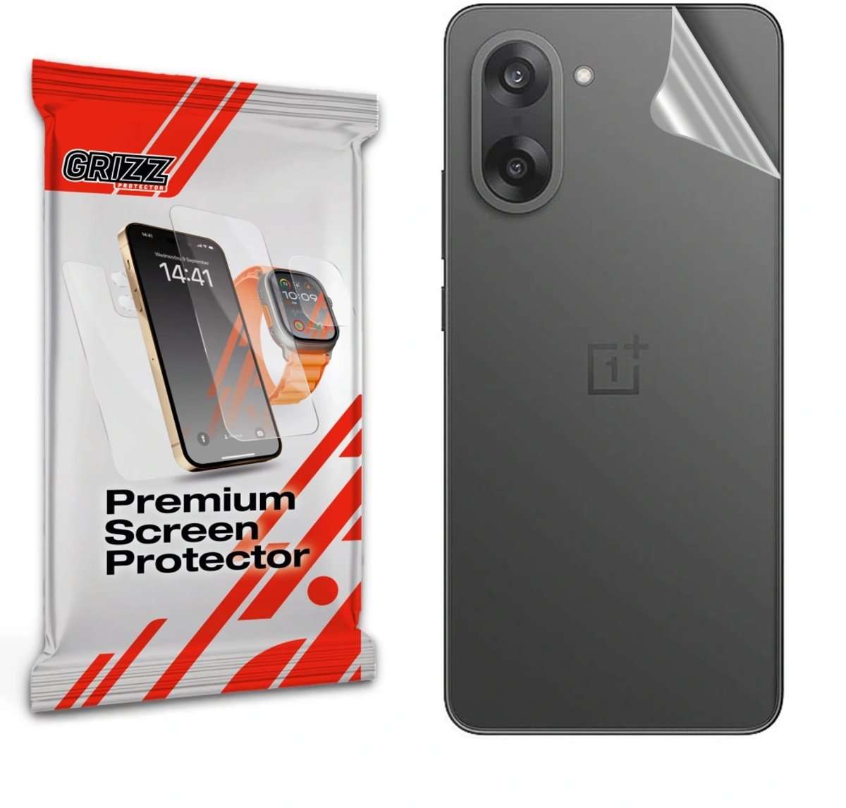 GrizzGlass OnePlus Nord CE5 Satin Skin achterkant protector Mat