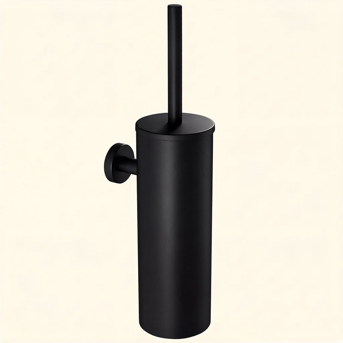 Auralum Max Toiletborstel Met Houder - Hangend - RVS - WC Borstel Met Houder - Toilet Borste - Toiletborstelhouder - Zwart