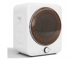 RAYOFIwasdroger – Wand- of staand model – 8 programma's – Capaciteit: 3 kg – Gemaakt van ABS en staal – 1350 watt zuigkracht met 8 programma's en een NTC-sensor, geluidsniveau vanaf 65 dB – Afmetingen: 53,5 x 42 x 65 cm – Wit