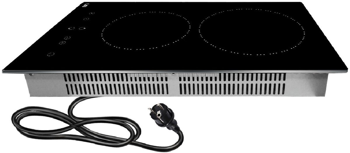 LIN LC-G3048 Serie - Inbouw Elektrische Kookplaat - 2 Keramische Zones - Touch Bediening