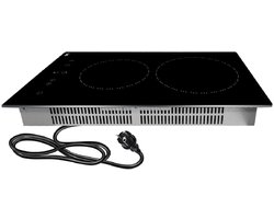 LIN LC-G3048 Serie - Inbouw Elektrische Kookplaat - 2 Keramische Zones - Touch Bediening