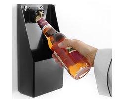 BarUp Flesopener met Opvangbak - voor Wandmontage