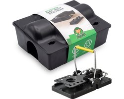 VerminBuster Rattenvoerdoos + Rattenval - Inclusief slot - Voerdoos Ratten en Muizen - Rattenvoederdoos - Rattenvoerkist- Rattenkist