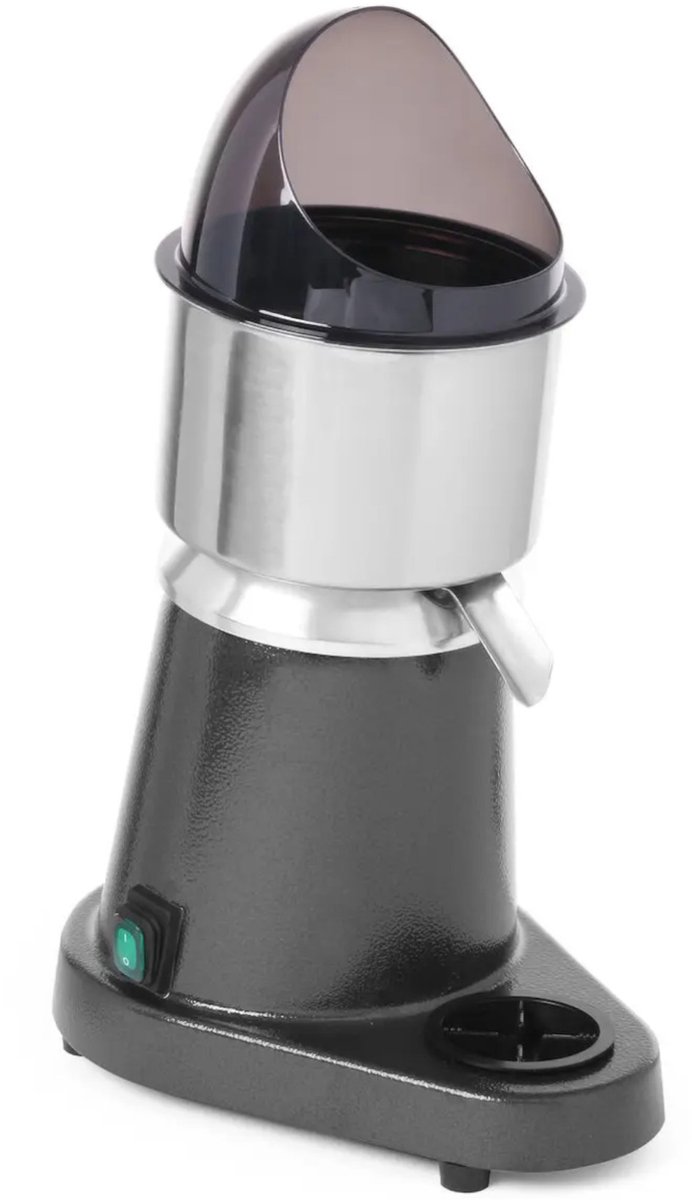 HENDI Elektrische citruspers - roestvrij staal - 3 verwisselbare kegels - vaatwasmachinebestendig - 1500 t/min van Merkloos — afbeelding 3